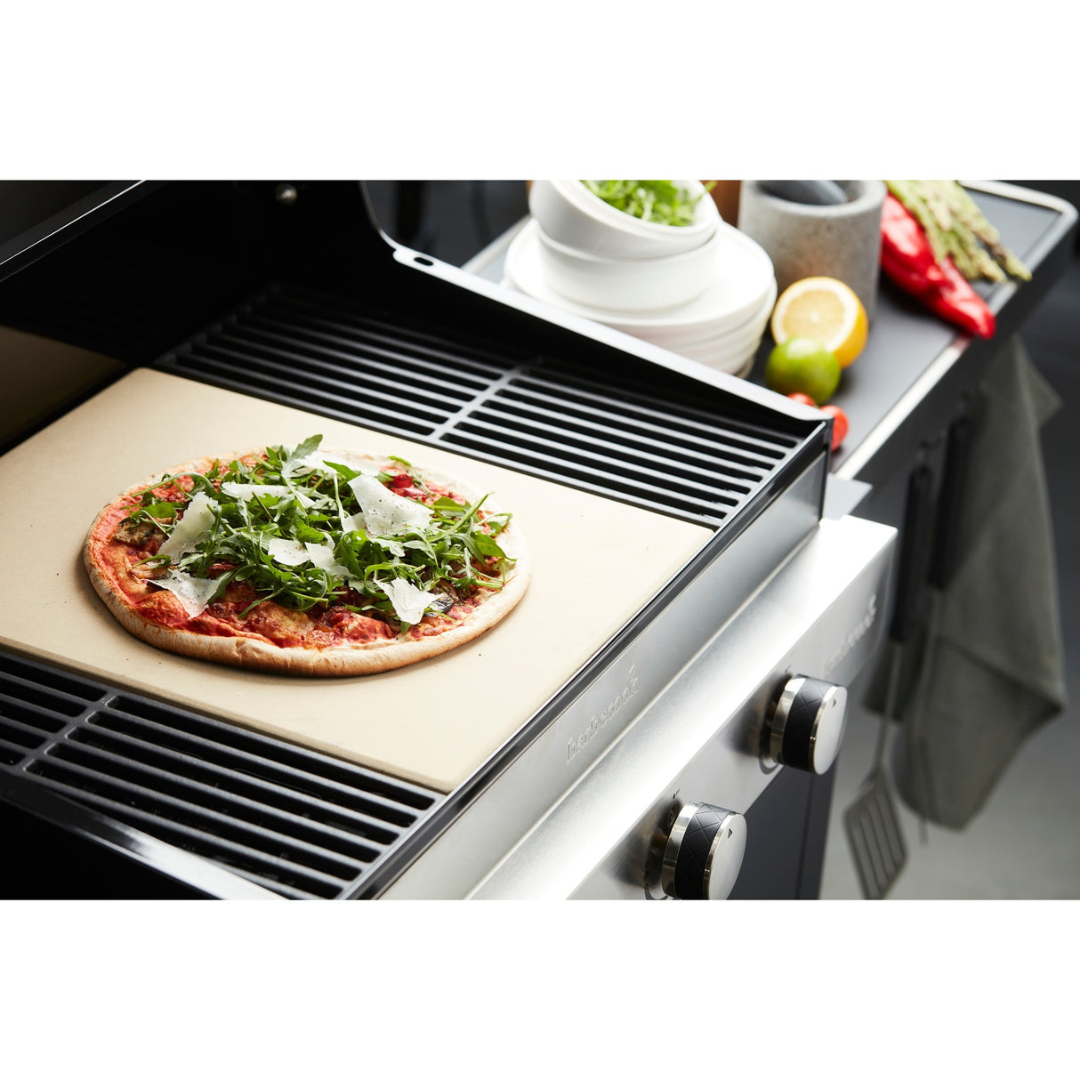 Grilovací dynamická jádro pizza stene z refrakční hlíny