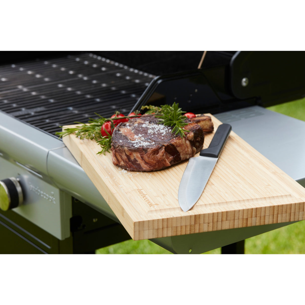 Grilcook Cutting Board z bambusu s kanálem šťávy
