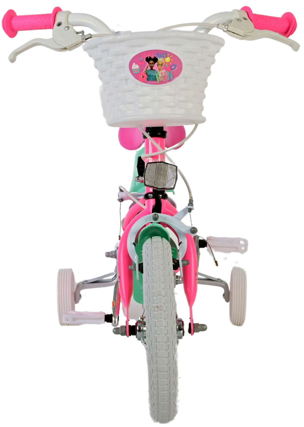 Barbie girls' bicycle - 12 inches - pink - two hand brakes