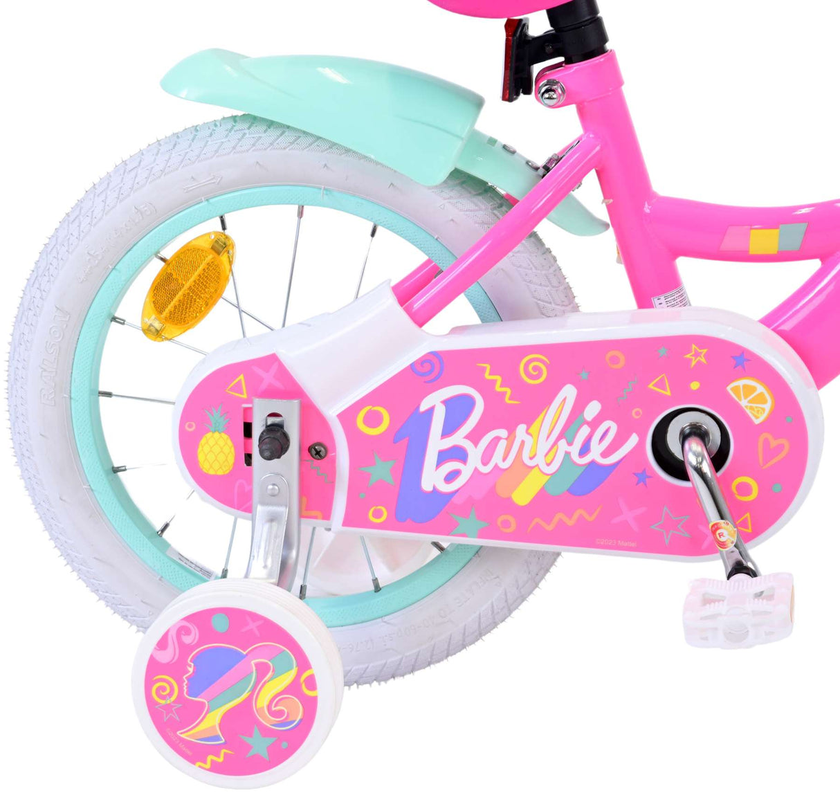 Barbie Children's Bicycle - Girls - 14 Inch - Pink