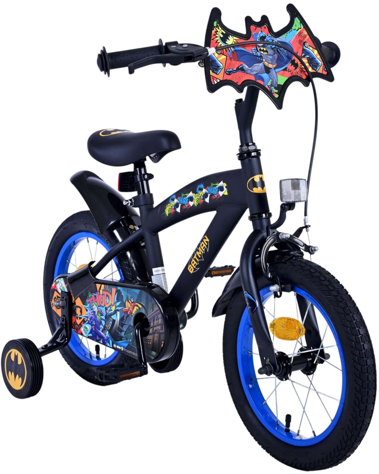 Batman Children's Bike - Boys - 14 Inch - Black