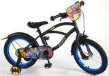 Batman kinderfahrrad - jungen - 16 zoll - schwarz