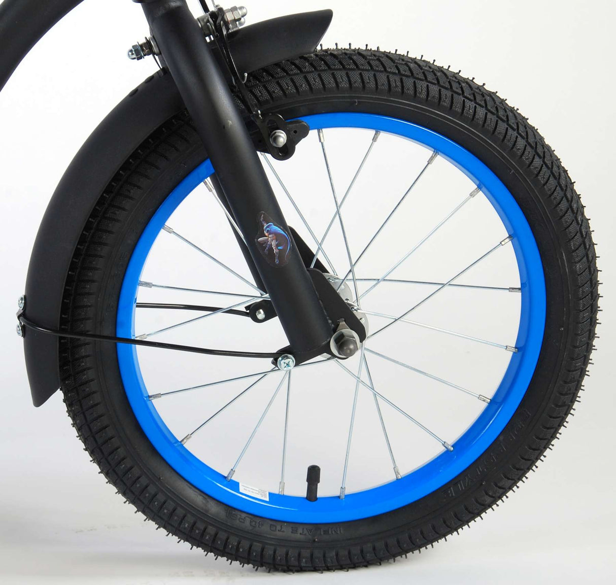 Batman kinderfahrrad - jungen - 16 zoll - schwarz