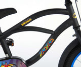Batman kinderfahrrad - jungen - 16 zoll - schwarz