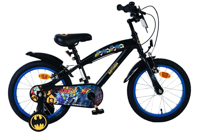 Batman children's bicycle - boys - 16 inch - black - 2 hand brakes