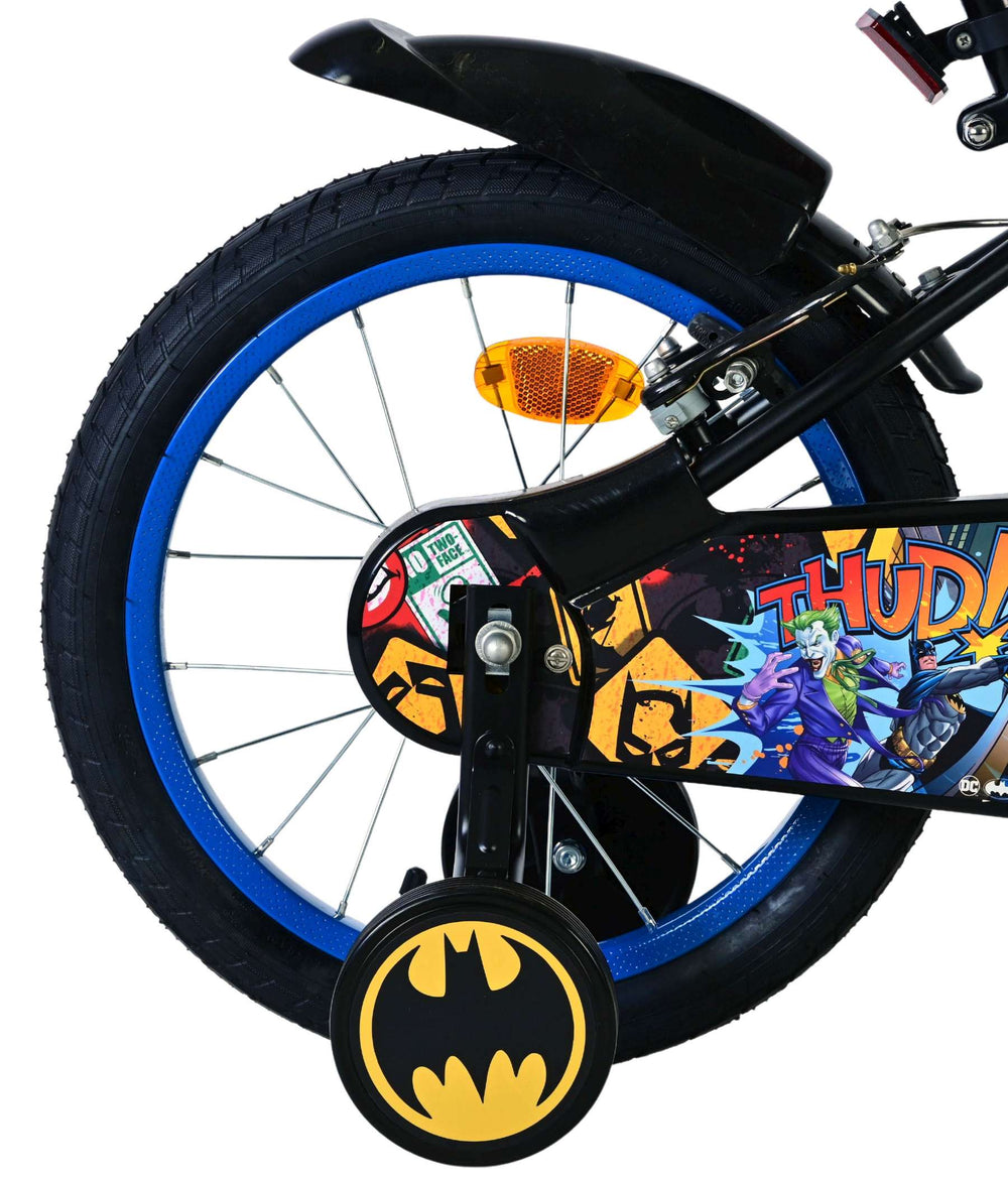 Batman children's bicycle - boys - 16 inch - black - 2 hand brakes
