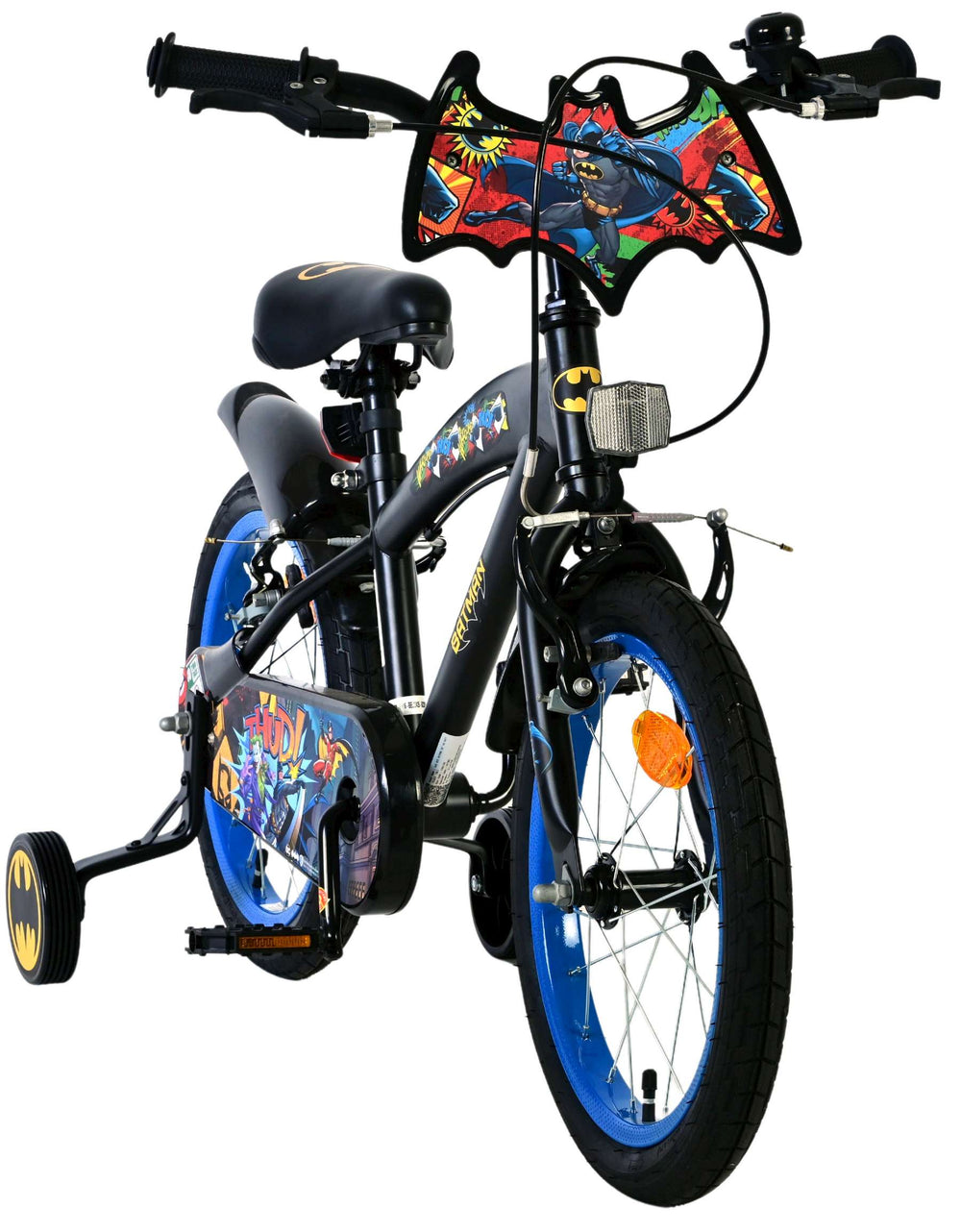 Batman children's bicycle - boys - 16 inch - black - 2 hand brakes