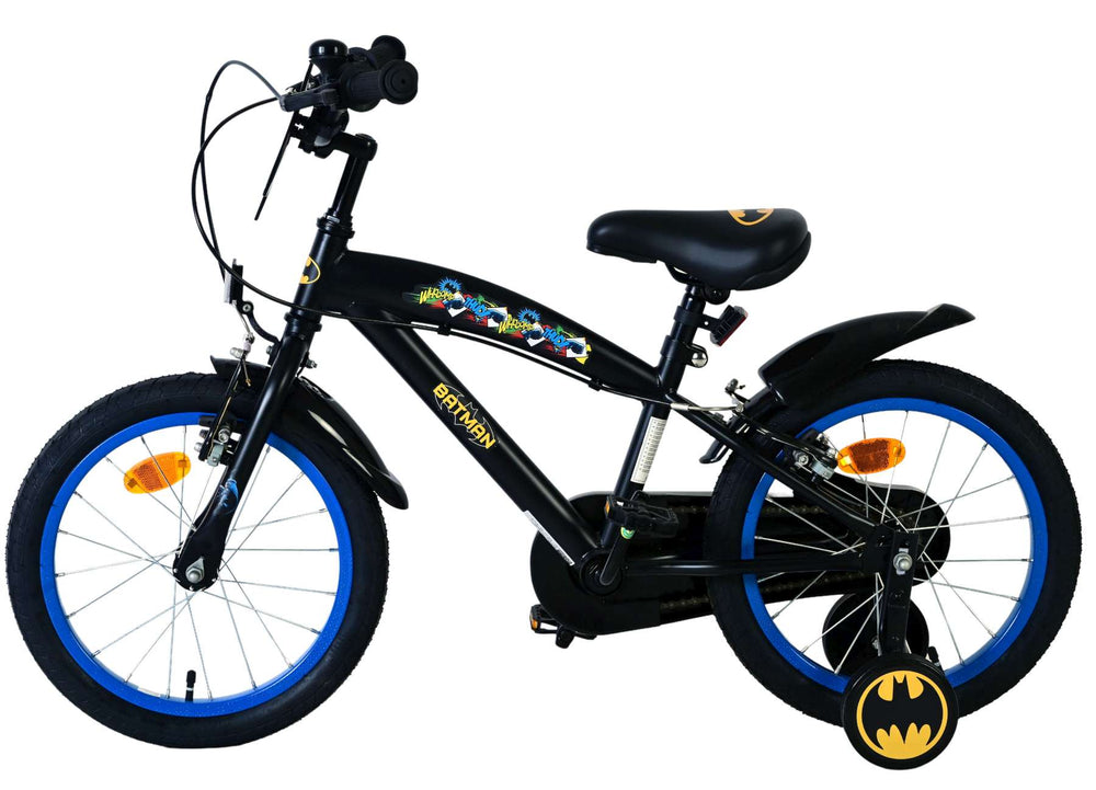 Batman children's bicycle - boys - 16 inch - black - 2 hand brakes