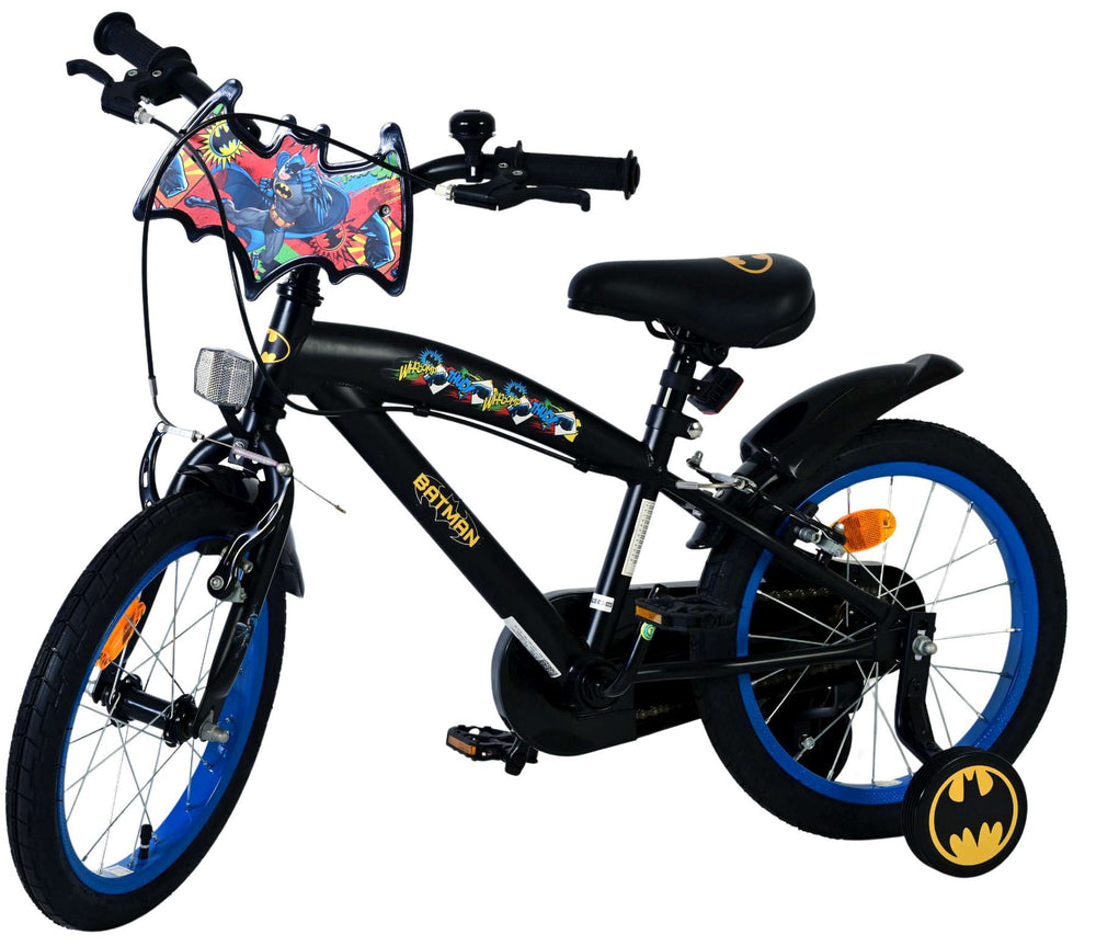 Batman children's bicycle - boys - 16 inch - black - 2 hand brakes