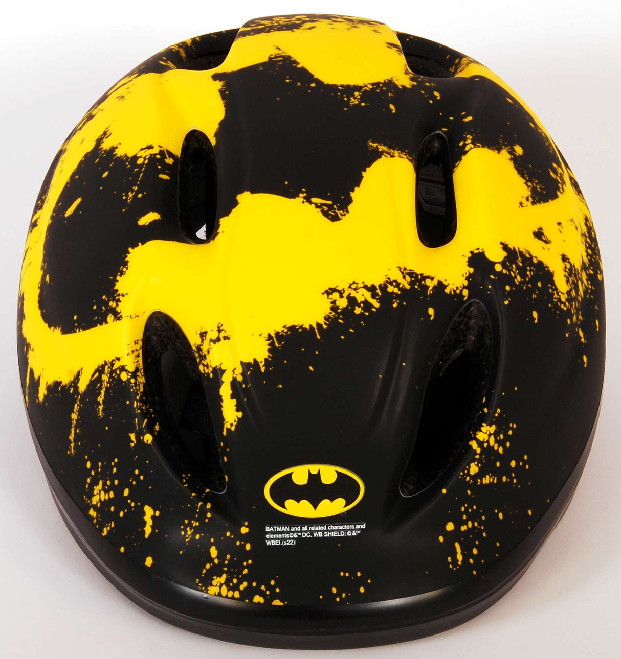 Korcsolya kerékpár sisak Batman Junigoud 52-56 cm fekete sárga