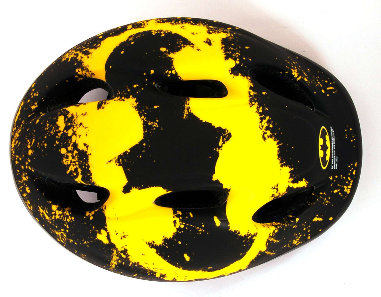 Korcsolya kerékpár sisak Batman Junigoud 52-56 cm fekete sárga