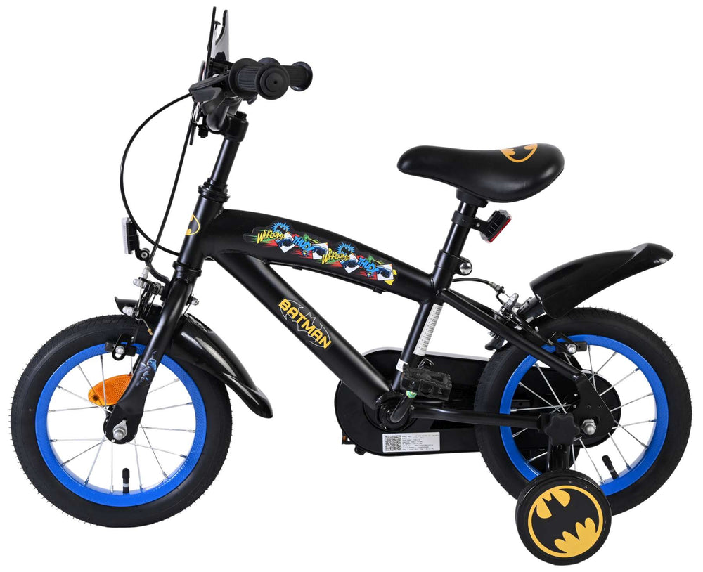 Batman children's bicycle - boys - 12 inch - black - two hand brakes
