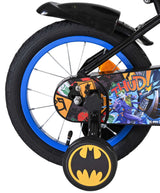 Batman kinderfahrrad - jungen - 14 zoll - schwarz