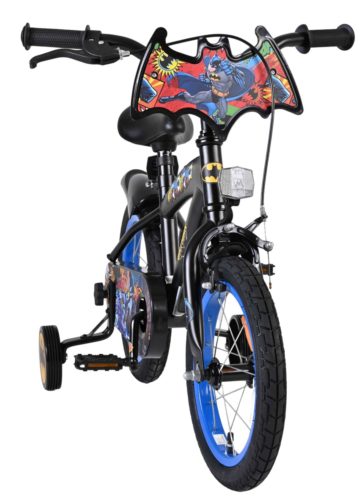 Batman kinderfahrrad - jungen - 14 zoll - schwarz