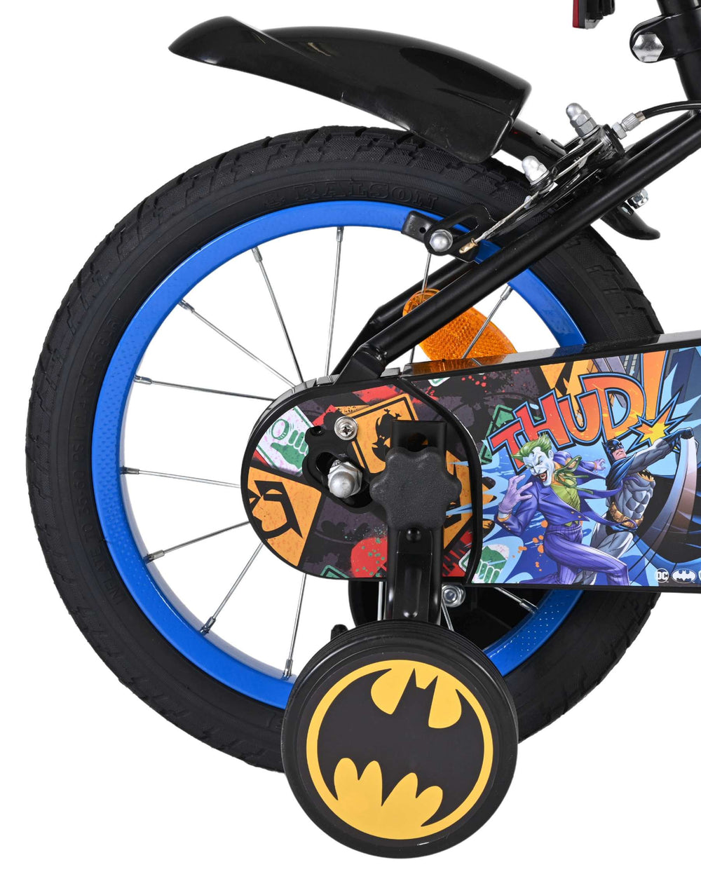 Batman children's bicycle - boys - 14 inch - black - two hand brakes