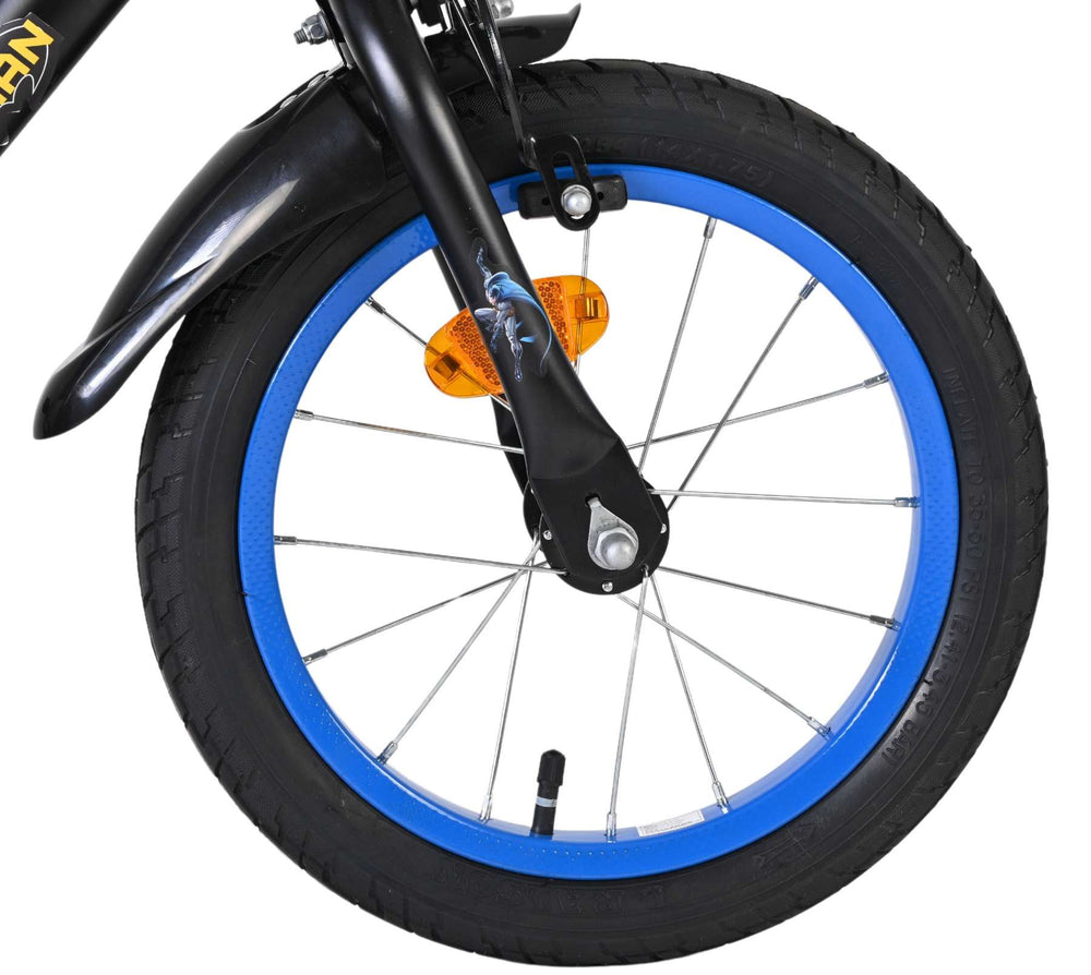 Batman children's bicycle - boys - 14 inch - black - two hand brakes