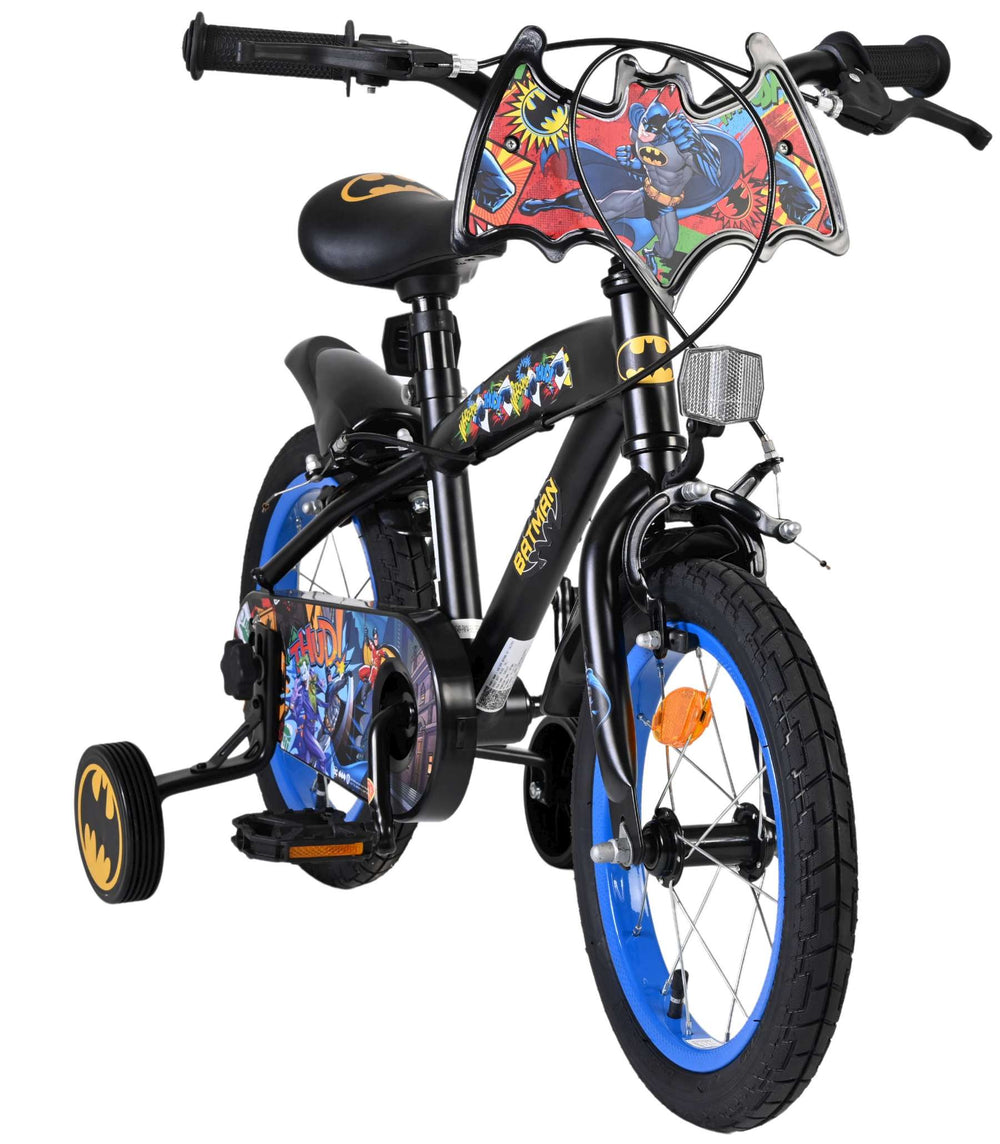 Batman children's bicycle - boys - 14 inch - black - two hand brakes
