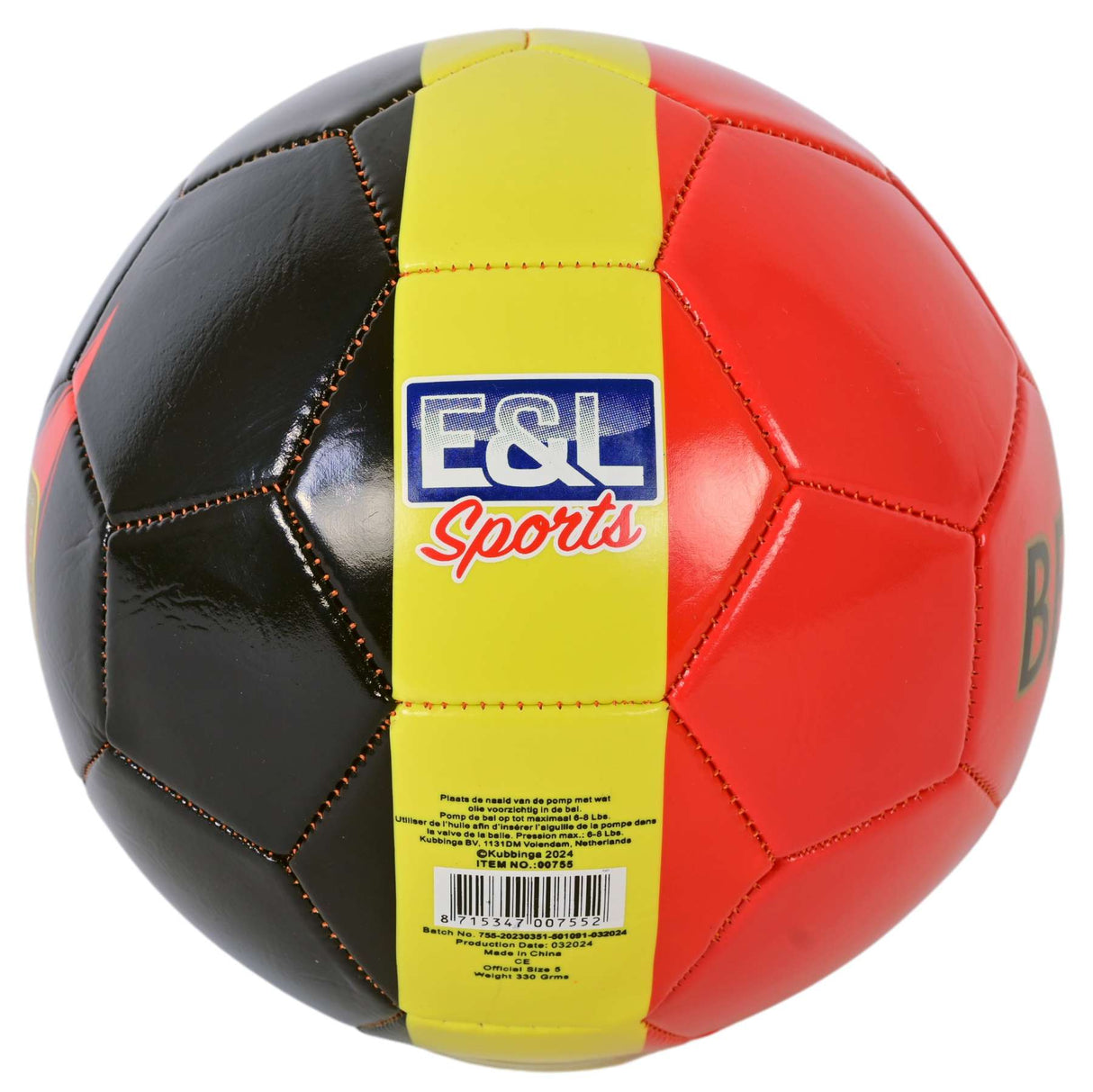 E L Sports Belgium Football - Red