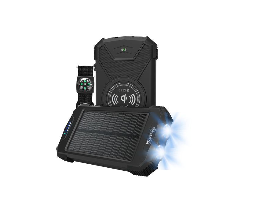 Powerplus Beluga Solar Powerbank 10,000 mAh