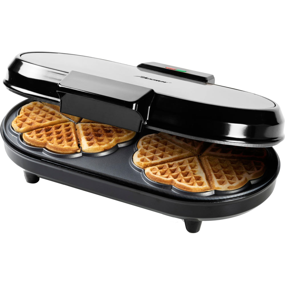 Bestron ADWM730S Double Waffle Maker para Hartvor clásico