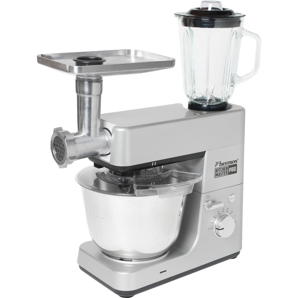 Bestron AKM1600S 4-in-1 Kitchen Pro Food Processor