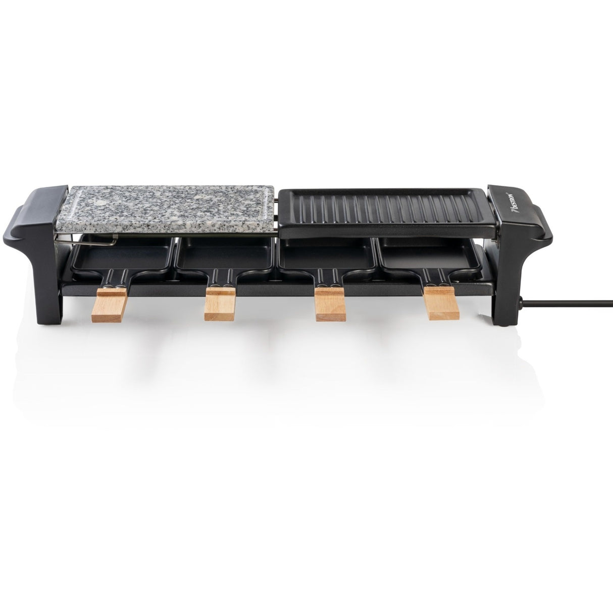 Bestron arg200bw raclette z naturalnym grillstone i grillpla