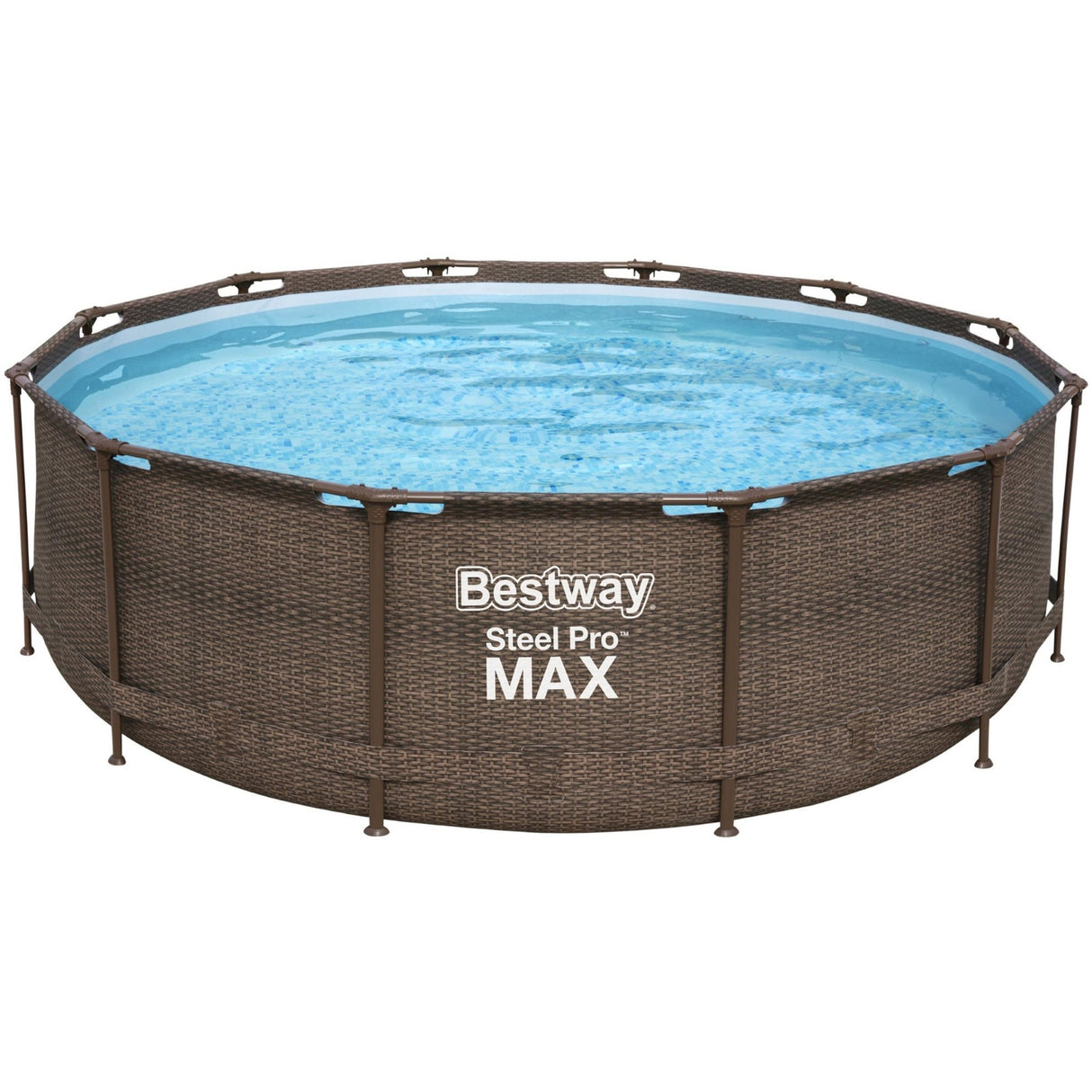 Bestway Swimming Pool Steel Pro Max Set Around Rattan 366