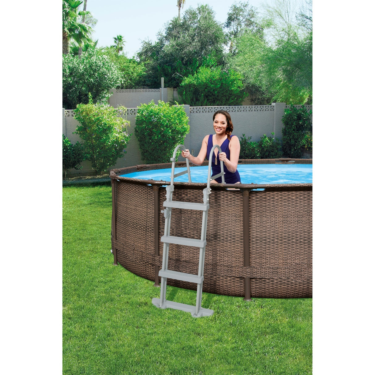 Bestway Swimming Pool Steel Pro Max Set Around Rattan 366