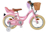 Volore Blossom Kannerbike vu Kanner vu Like 14 Zoll rosa zwee Handbremsen