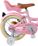 Volore Blossom Kannerbike vu Kanner vu Like 14 Zoll rosa zwee Handbremsen