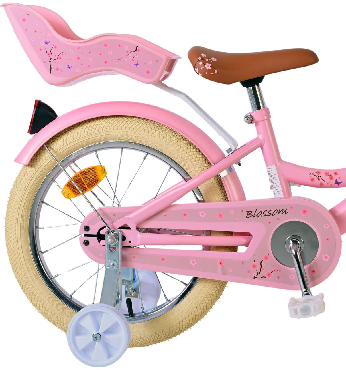 Volare Blossom Children's Rower - dziewczyny - 16 cali - różowy