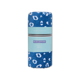 Leopardo | Asciugamano di cotone blu 135 x 65 cm