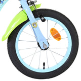 Bluey kinderfiets - 14 inch - lichtblauw - twee handremmen