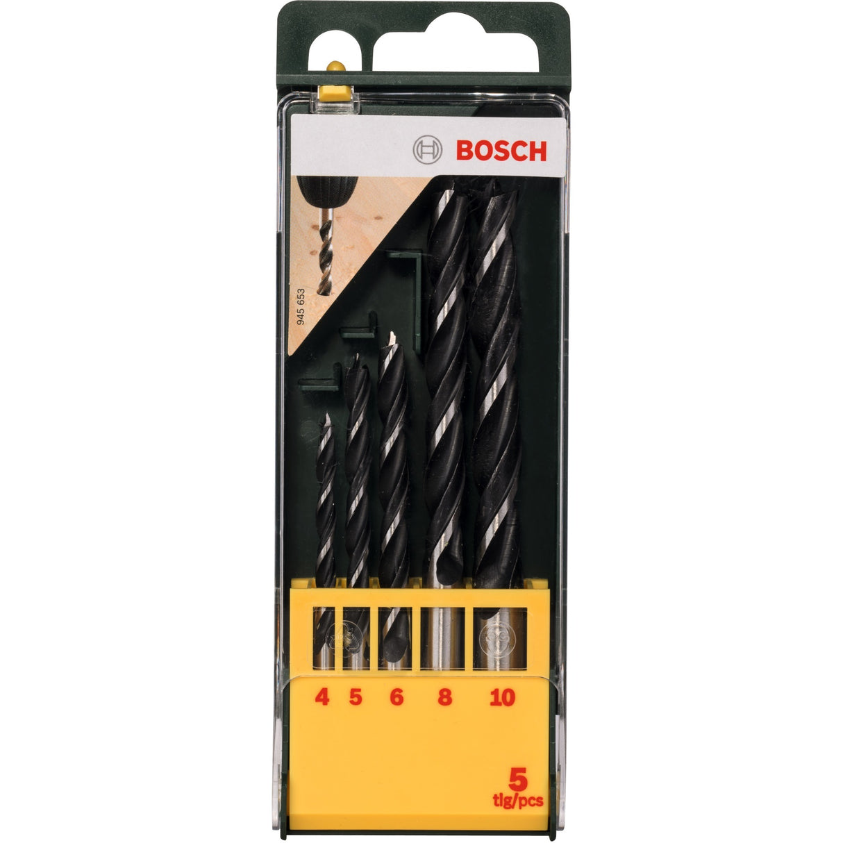 Set di trapani in legno in 5 parti Bosch