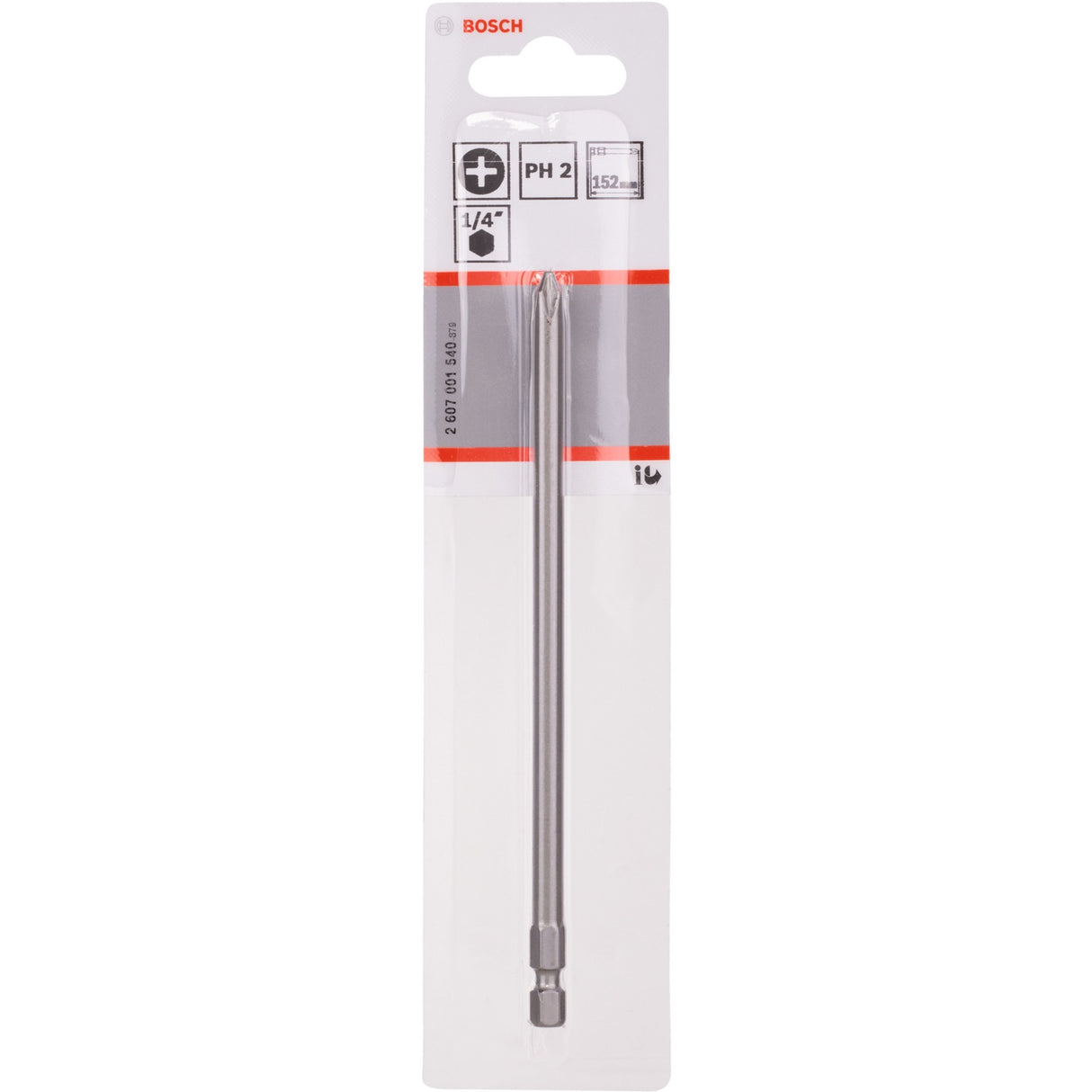 Bosch Bit extra a vite dura, ph2, 152 mm