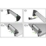 Brennenstuhl Alu-office-Line-Line avec fonction de chargement USB 4-