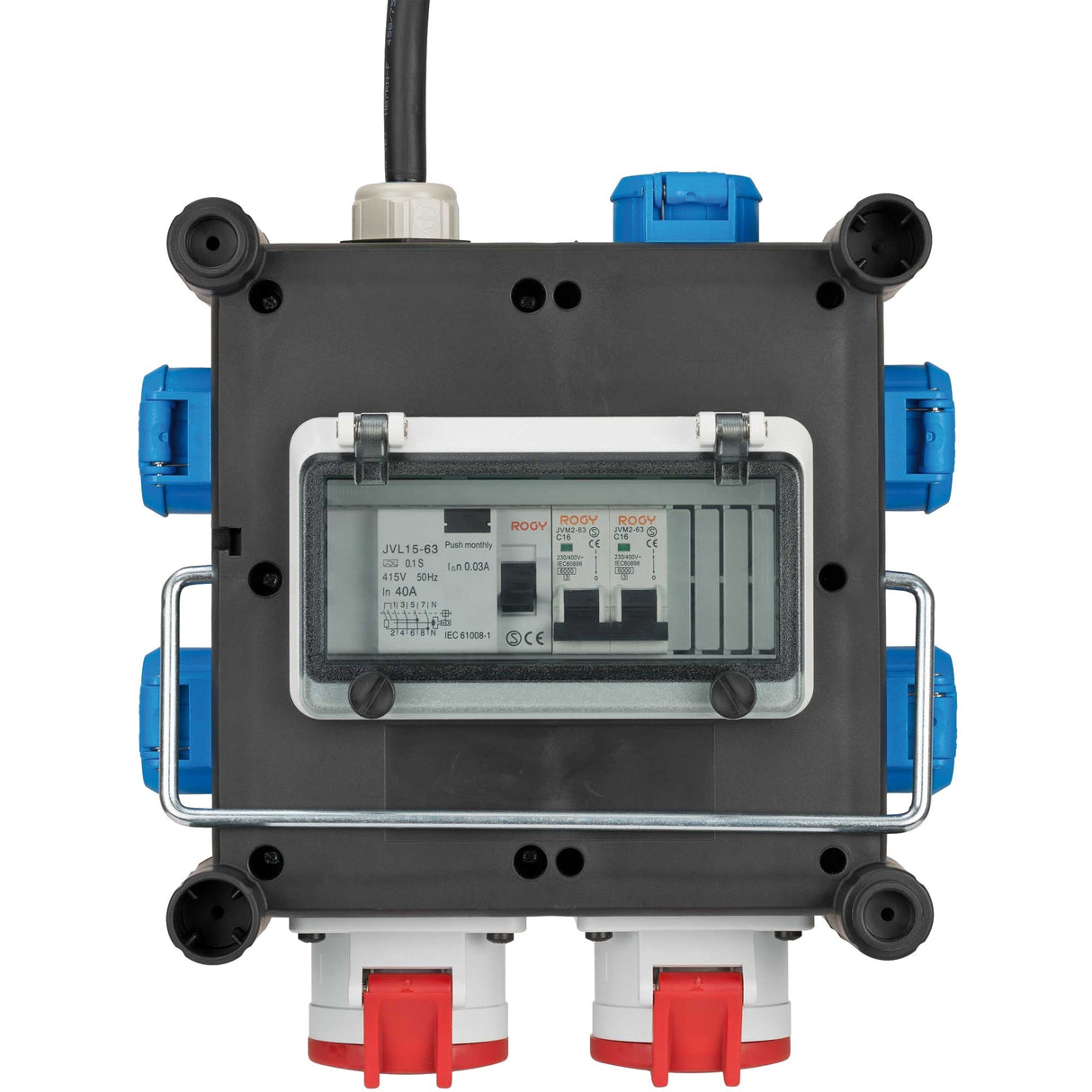 Brennenstuhl Compact Guma prąd prąd dystrybutor BSV 3 Fi 16 2 IP4