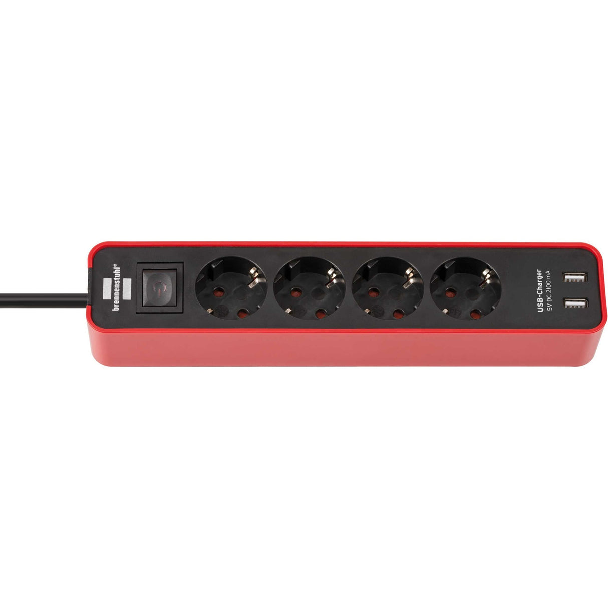 Brennenstuhl Ecolor Socket 4 fois + 2x USB