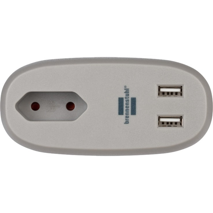 Brennenstuhl Estilo Prese per banca con funzione di ricarica USB