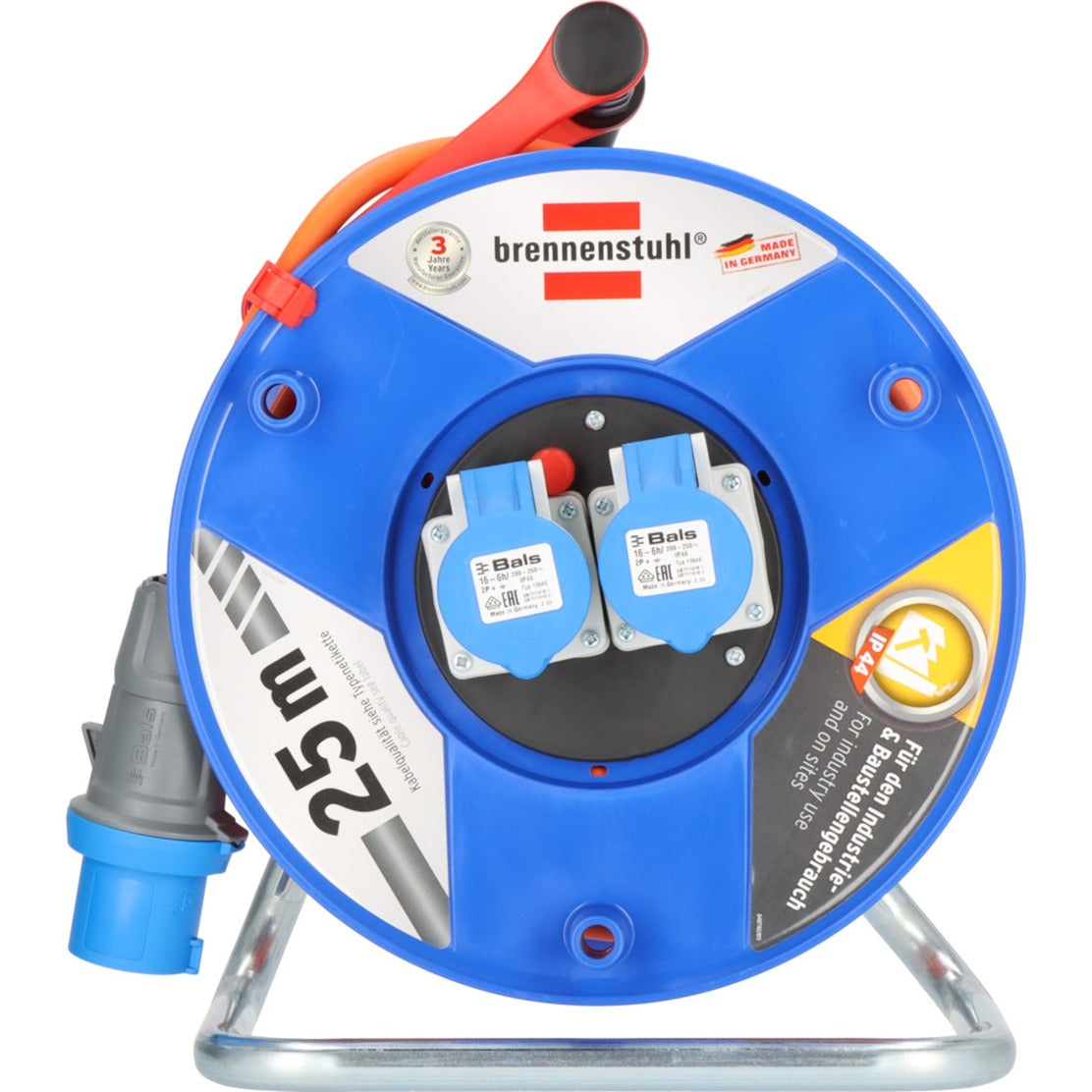 Brennenstuhl Garant Cee 2 IP44 cable reel from special artificial