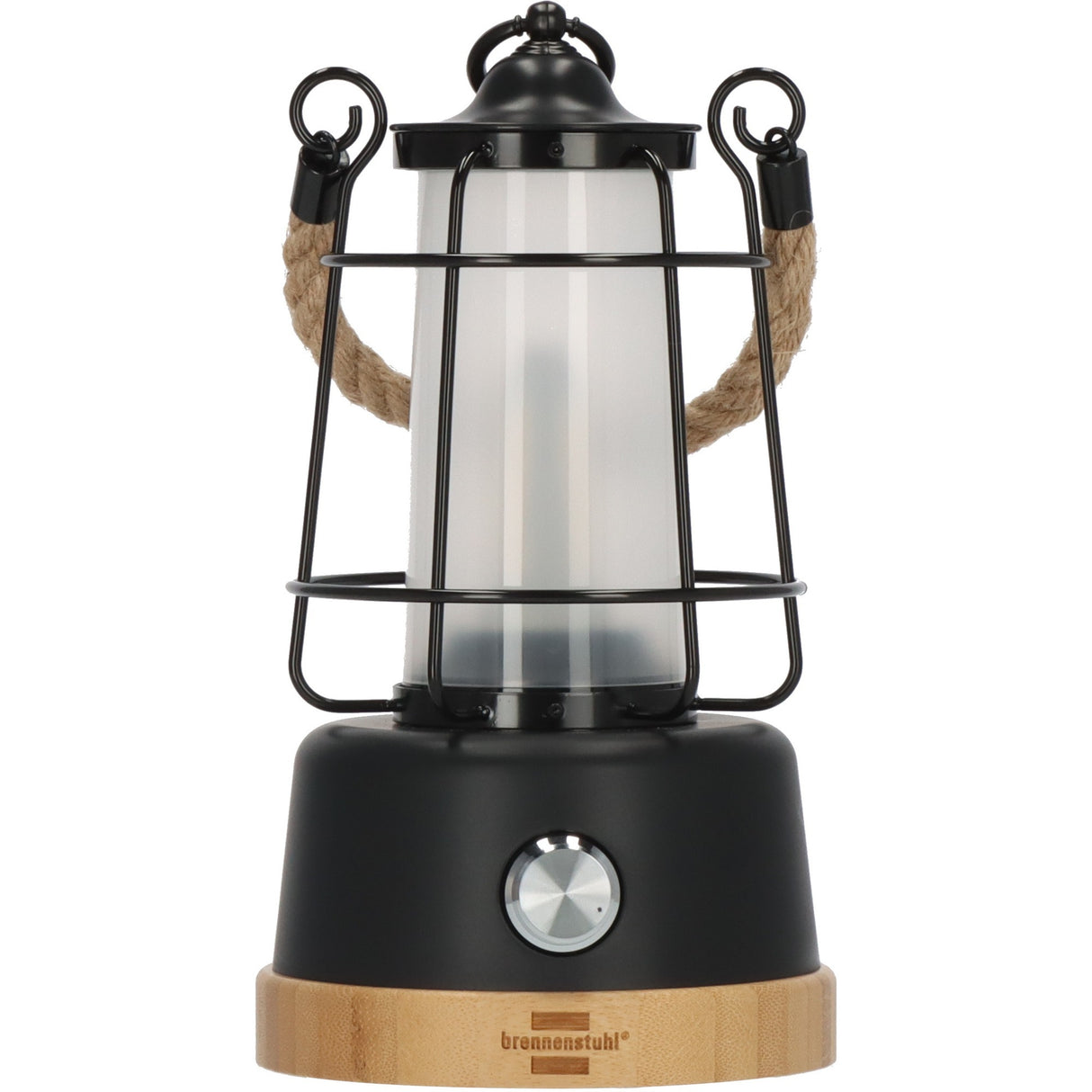 BrennenStuhl Rechargeable Camping Lamp CAL 1 with Hemp Rope and BAM