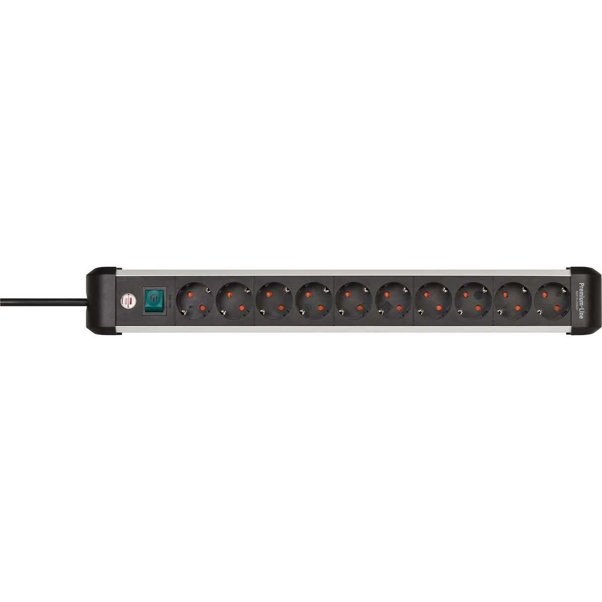 Brennenstuhl Premium-alu-Line socket 10-fold