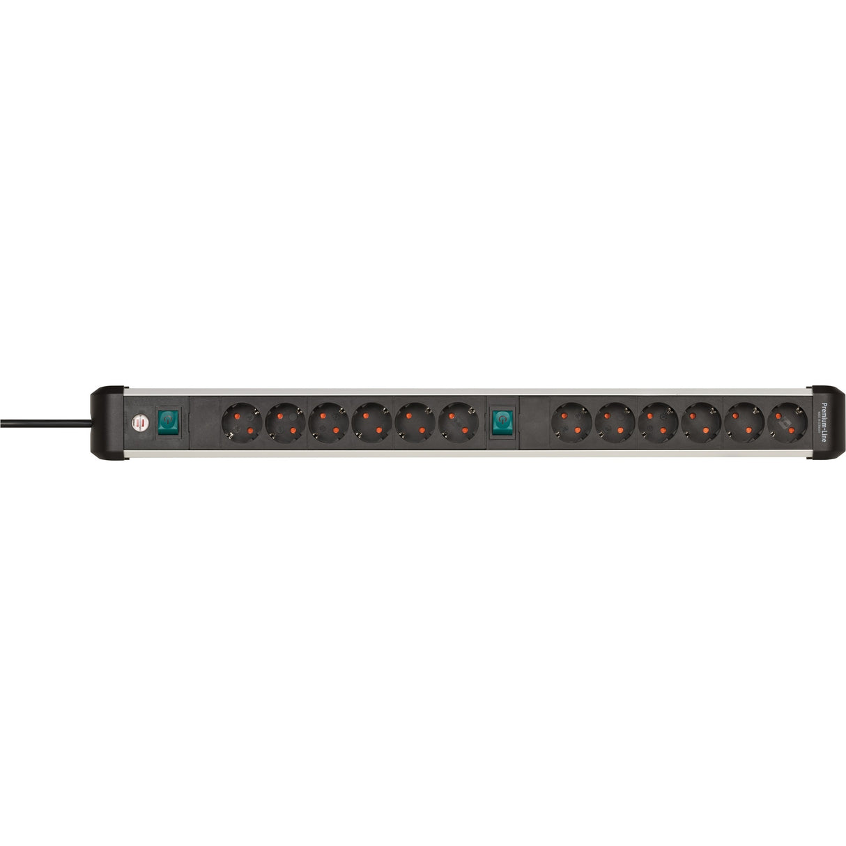 Brennenstuhl Premium-Alu-Line Socket 12-gang