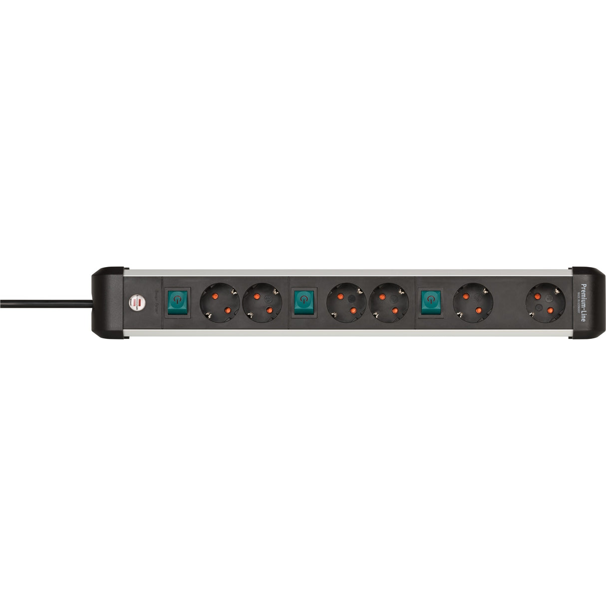 Brennenstuhl Premium-Alu-Line Socket 6-gang