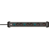 Brennenstuhl Premium-Alu-Line Socket 6-gang