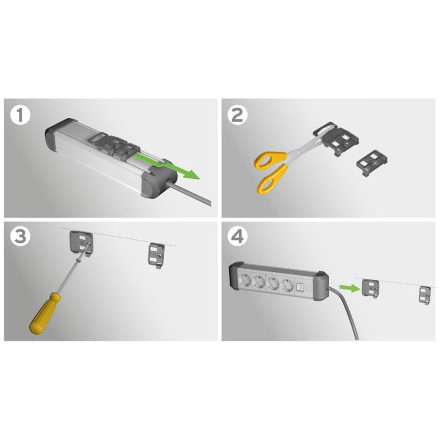 Brennenstuhl Premium-Alu-Line Socket 6-gang