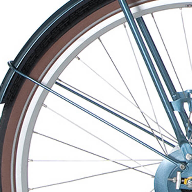 Cortina Mudguard bar rear 28 U5 Irish blue