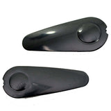 Cortina crank cap drop shape black