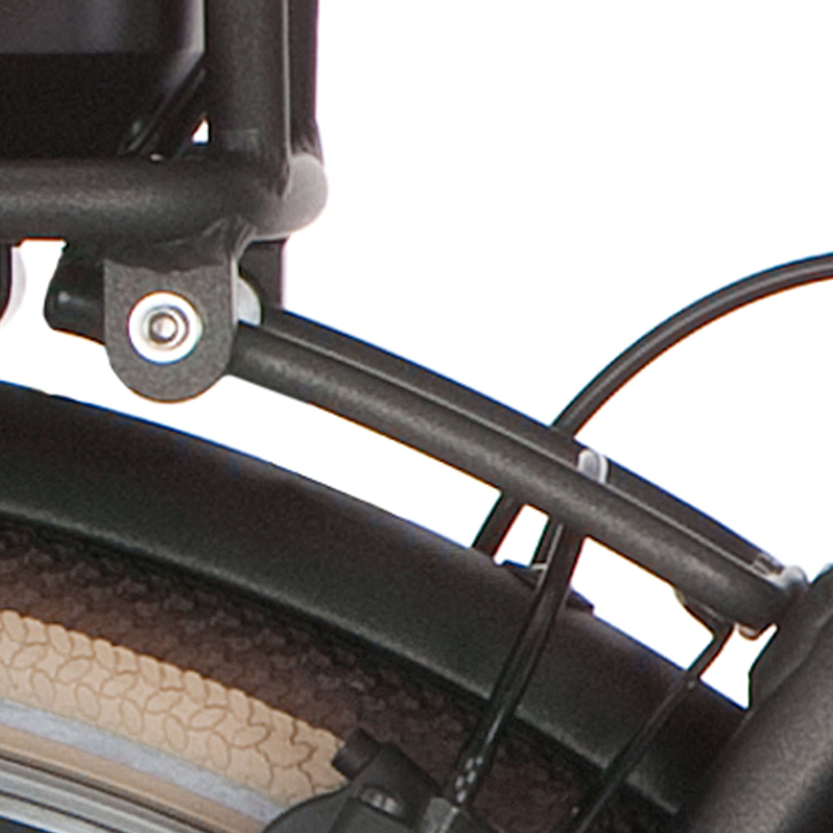 Cortina pentererdarger Klammer 110mm Bafang schwaarz Gold Matt