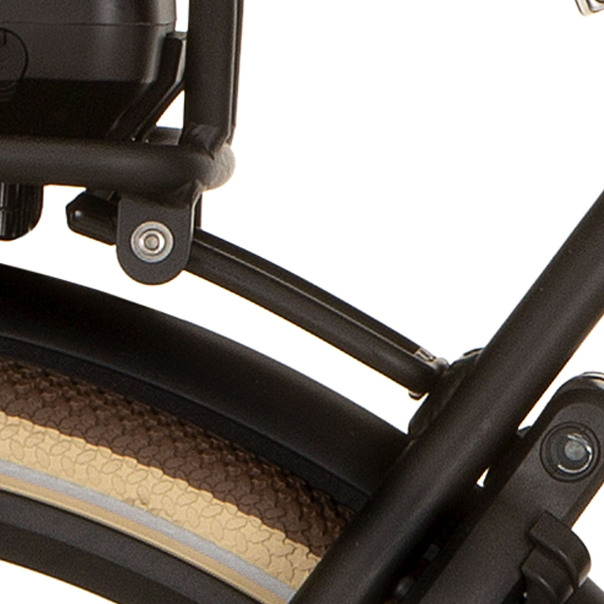 Cortina Achterdrager Bracket 170mm Bafang Jet Black Matt